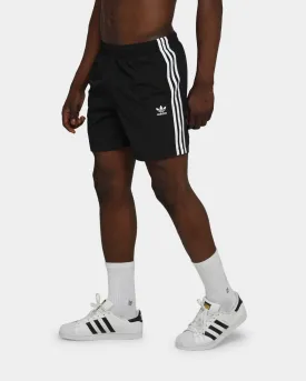 Adidas 3-Stripe Swim Shorts Black