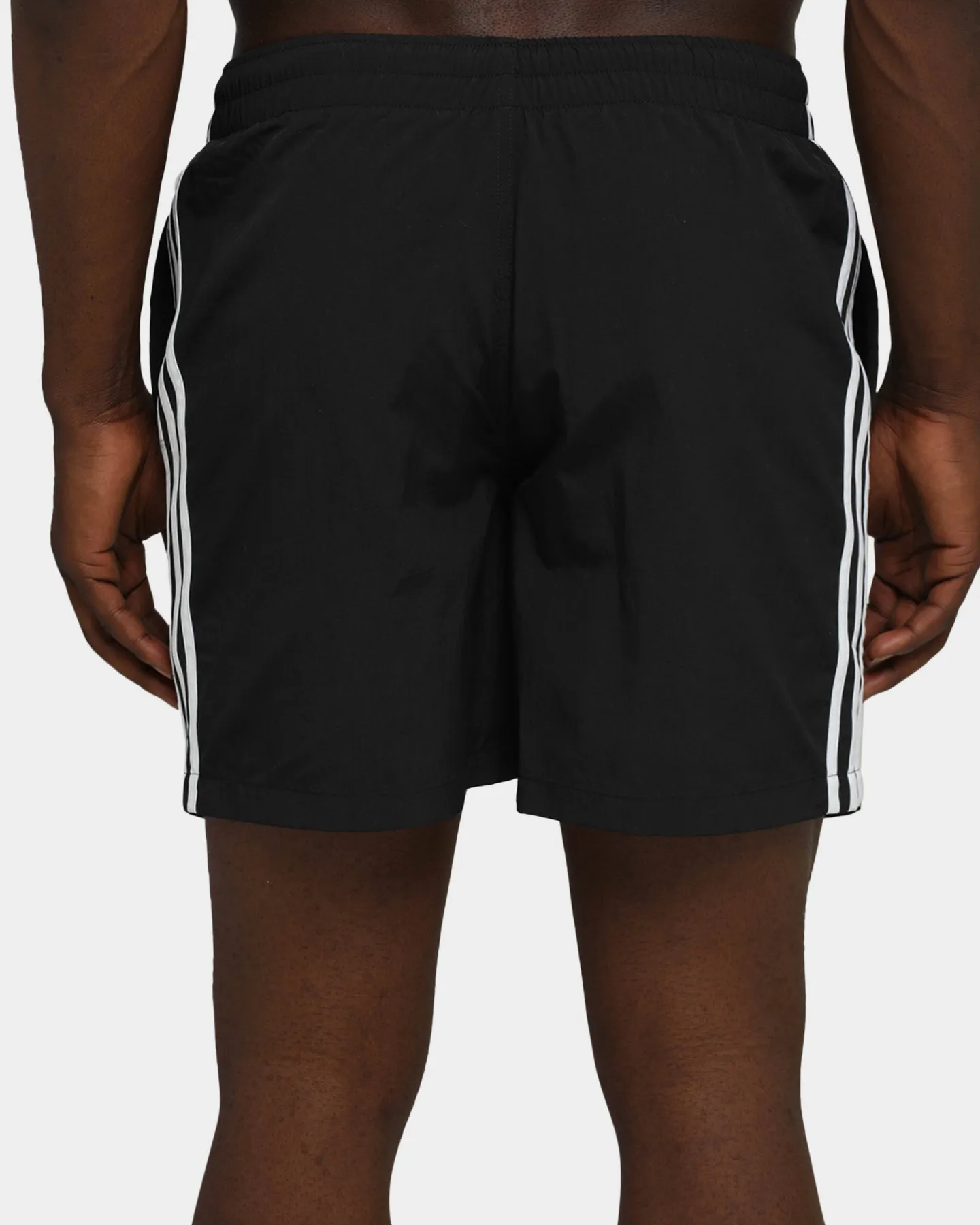 Adidas 3-Stripe Swim Shorts Black