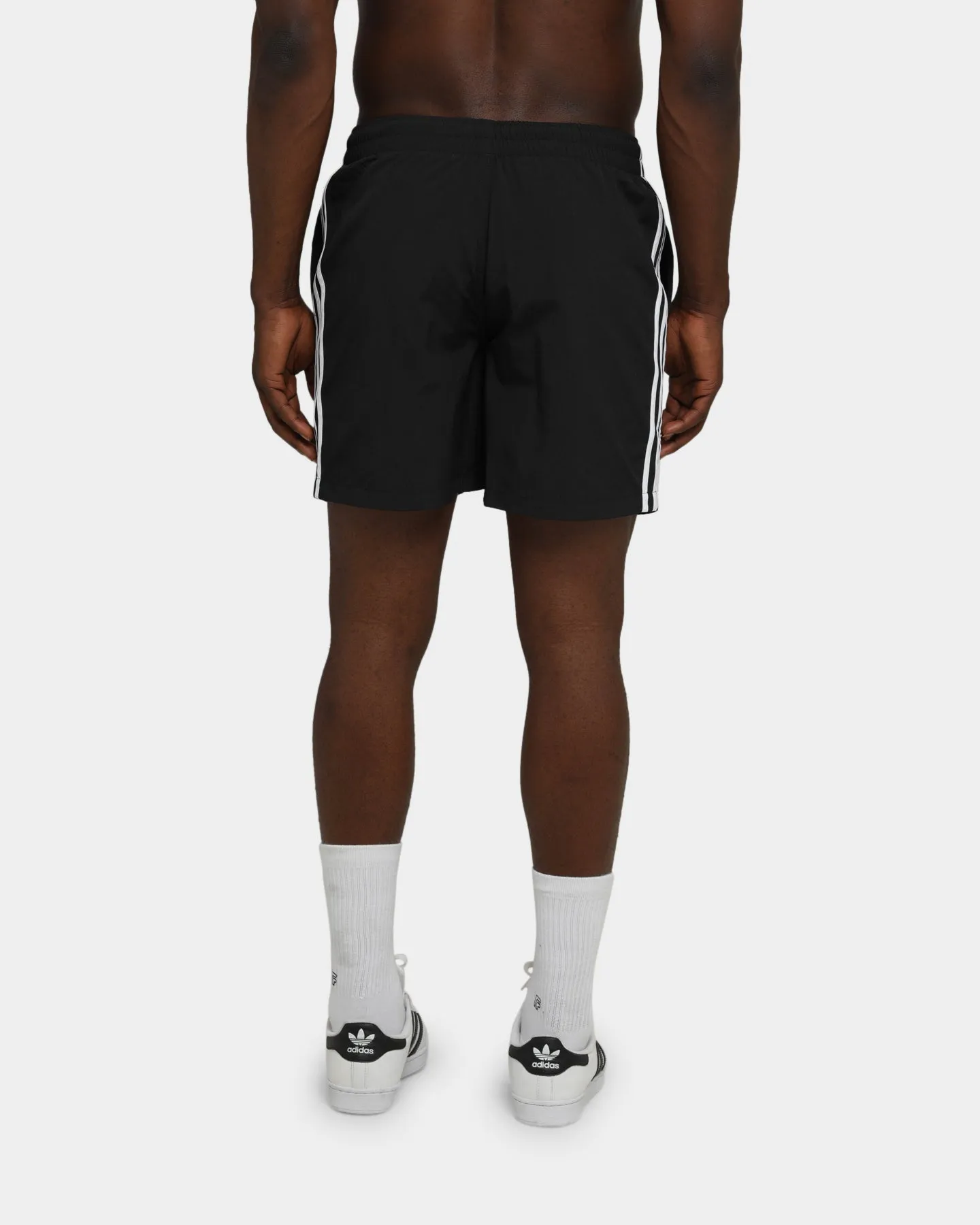 Adidas 3-Stripe Swim Shorts Black