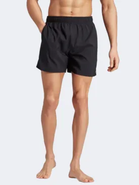 Adidas Solid Clx Men Swim Swim Short Black/Lucid Lemon