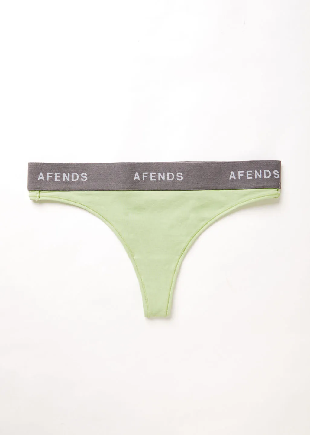 AFENDS Womens Molly - G-String Briefs 3 Pack - Lime Green