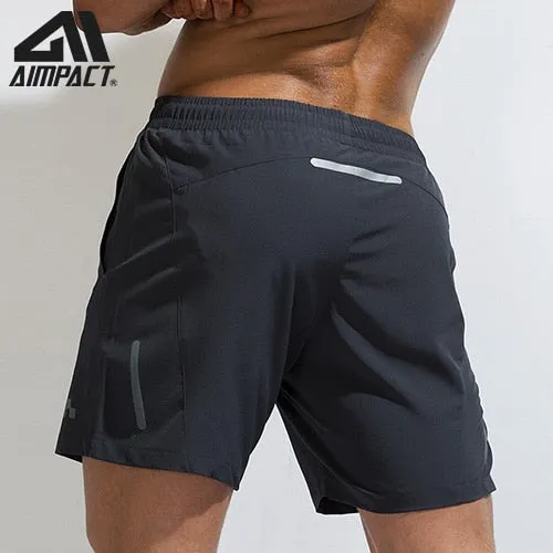 AIMPACT mens summer Fitness Shorts men's jogger cansual Knee length Shorts bodybuilding quick Dry Workout Beach sportwears
