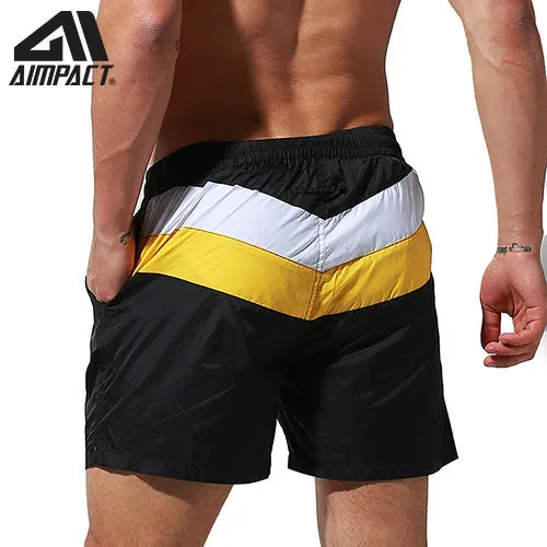 AIMPACT mens summer Fitness Shorts men's jogger cansual Knee length Shorts bodybuilding quick Dry Workout Beach sportwears