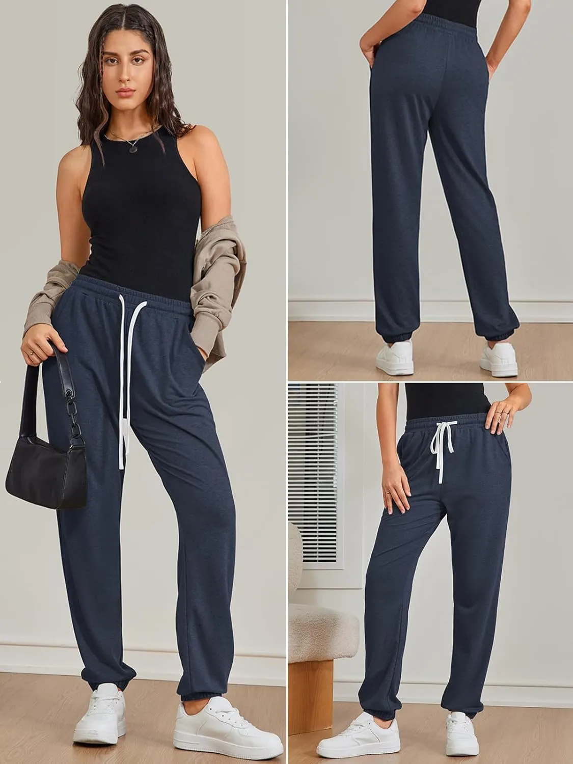 ATHMILE Baggy Sweatpants for Women with Pockets-Lounge Womens Pajams Pants-Womens Running Joggers Fall Clothes Outfits 2025