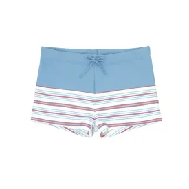 boys surfside blue and vintage stripe colorblock brief