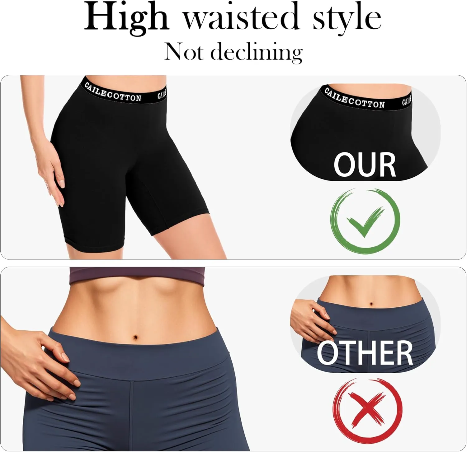 CAILECOTTON Boy Shorts Underwear - Boxers, Boyshorts Panties, Womens Boxer Briefs