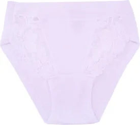 EGI  Luxury Modal Women's Lace-Trimmed Briefs Panties. Proudly Made in Italy.