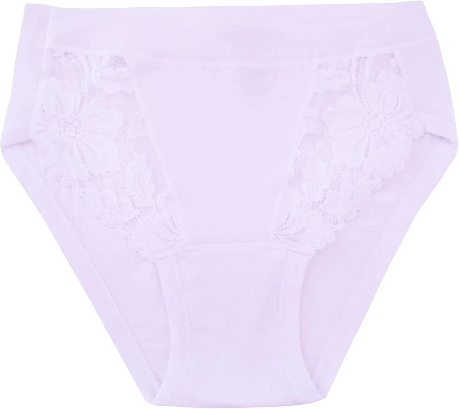 EGI  Luxury Modal Women's Lace-Trimmed Briefs Panties. Proudly Made in Italy.