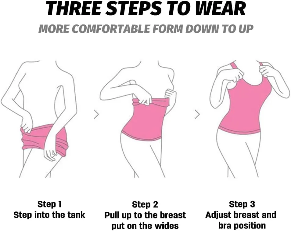 EUYZOU Women's Shapewear Tummy Control Tank Tops - CrissCross Adjustable Straps Seamless Body Shaper Compression Camisole
