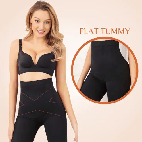 High Compression Seamless Butt Lifter Tummy Control High Waisted Shorts