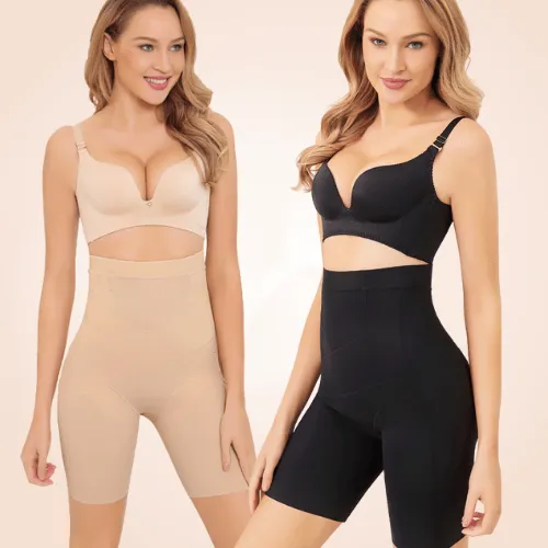 High Compression Seamless Butt Lifter Tummy Control High Waisted Shorts