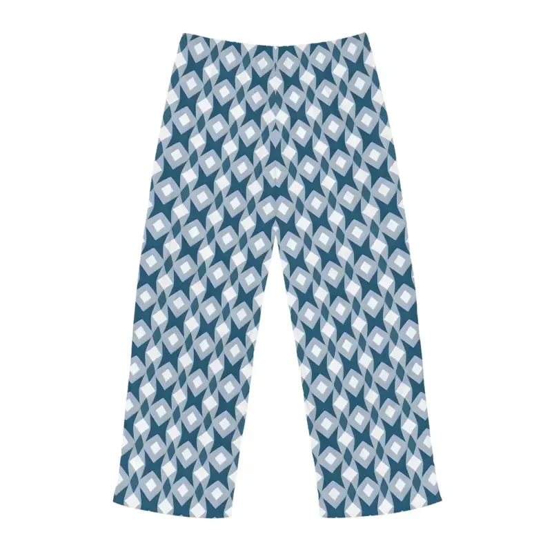 Hite and Blue Men's Pajama Pants Lounge