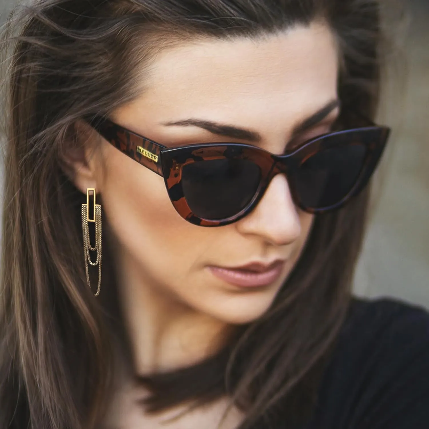 JUN MEIR'S 18K Gold Plated Drop Dangle Earrings for Women, Birthday Anniversary Jewelry Gifts for Wife, Mom, Best Friend