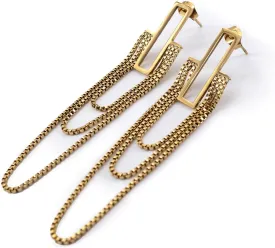JUN MEIR'S 18K Gold Plated Drop Dangle Earrings for Women, Birthday Anniversary Jewelry Gifts for Wife, Mom, Best Friend