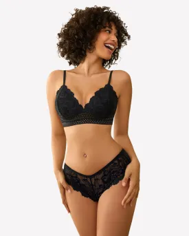 Lace 2 Piece Lace Bralette and Panty Set