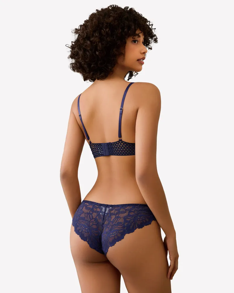 Lace 2 Piece Lace Bralette and Panty Set