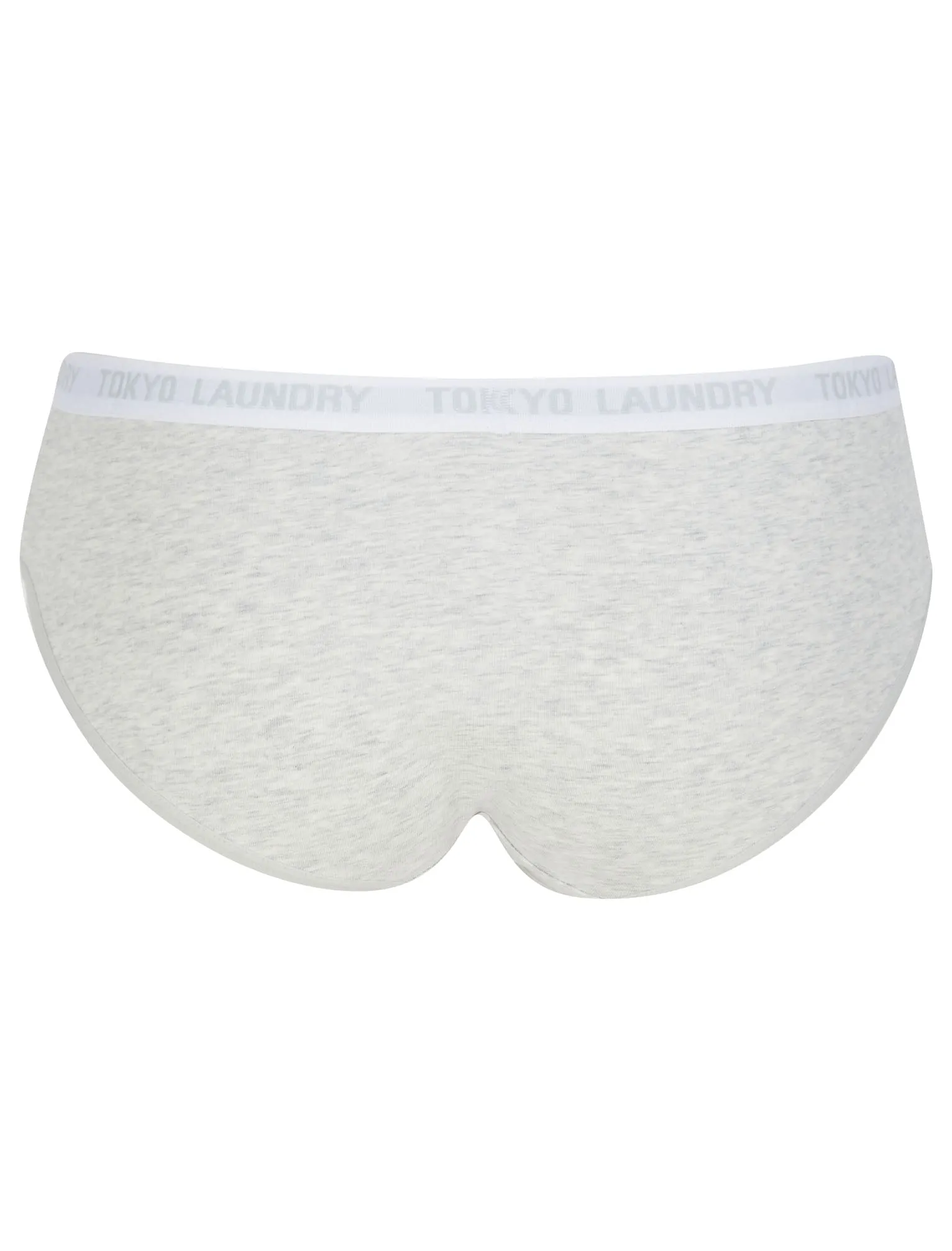 Lawson (5 Pack) Cotton Assorted Briefs in Pink Marl / Grey Marl / Light Blue Marl - Tokyo Laundry