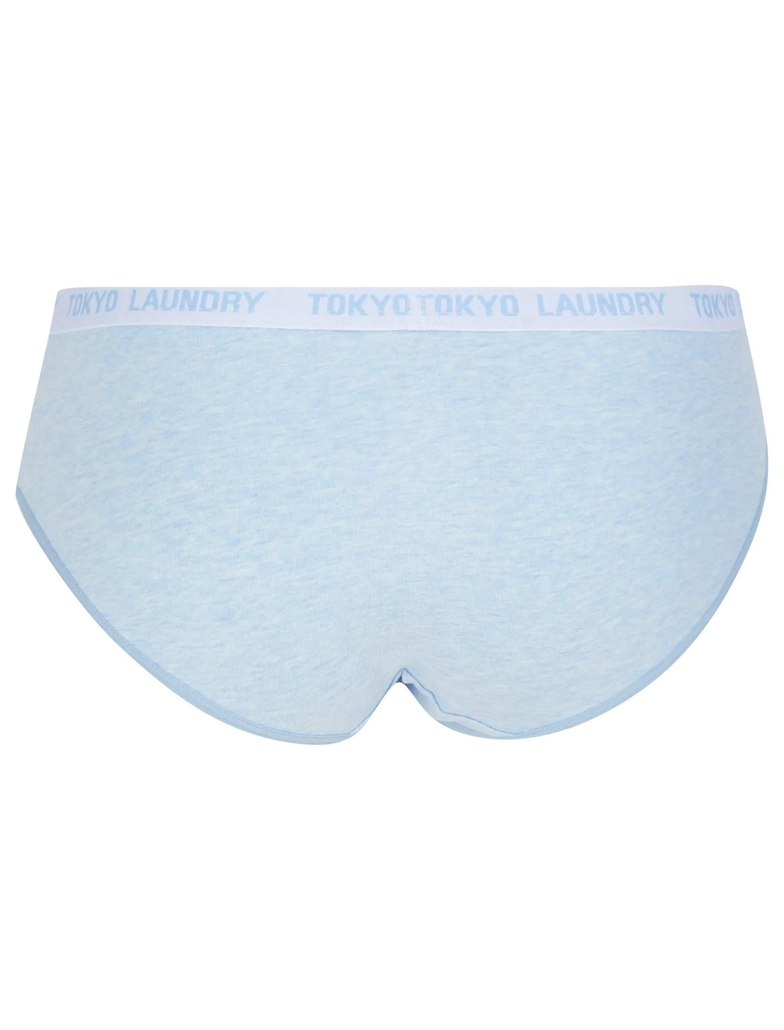 Lawson (5 Pack) Cotton Assorted Briefs in Pink Marl / Grey Marl / Light Blue Marl - Tokyo Laundry