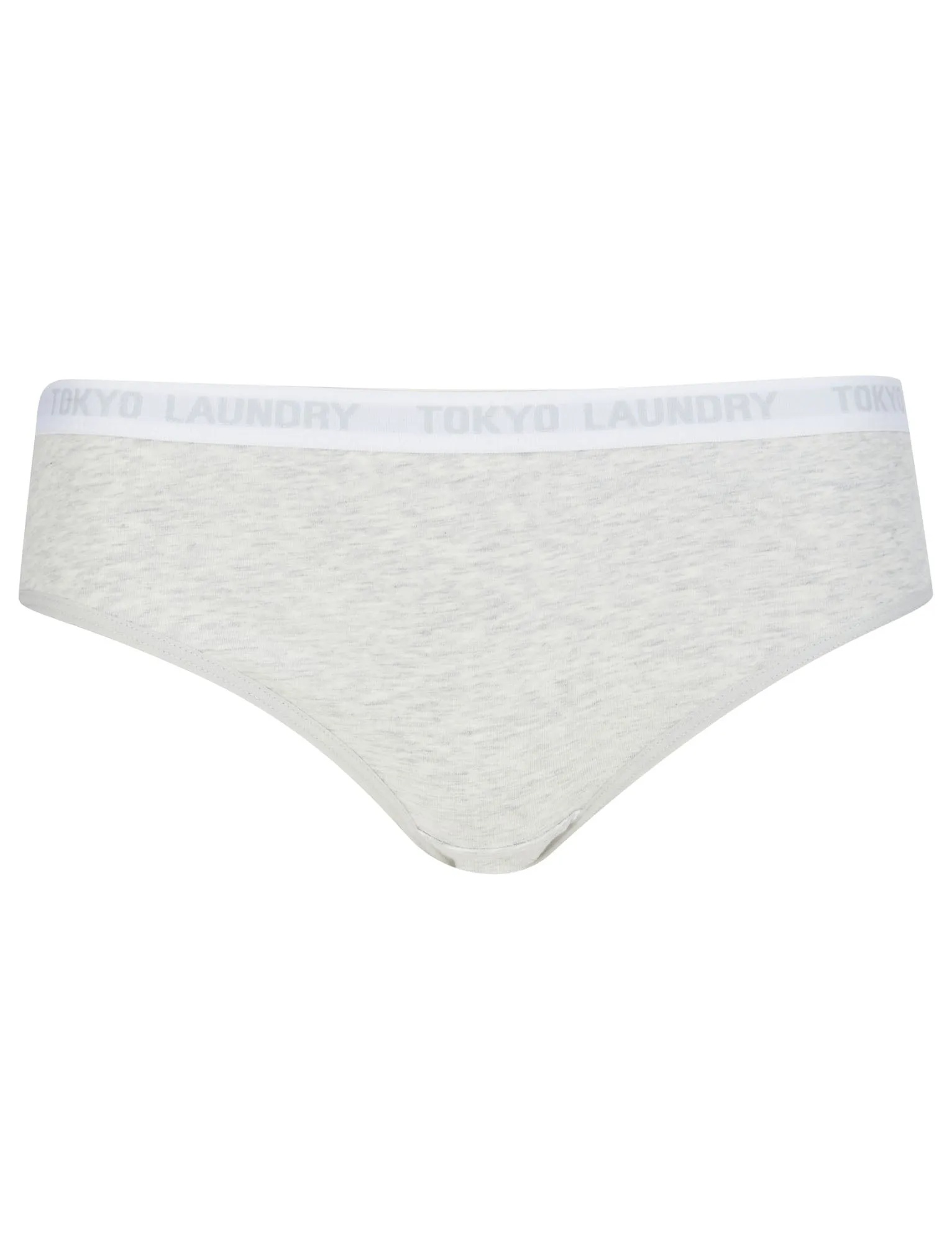Lawson (5 Pack) Cotton Assorted Briefs in Pink Marl / Grey Marl / Light Blue Marl - Tokyo Laundry