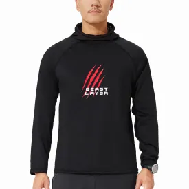 Long Sleeve Thermal Water-Proof Fleece The Scratch Hoodie - Black