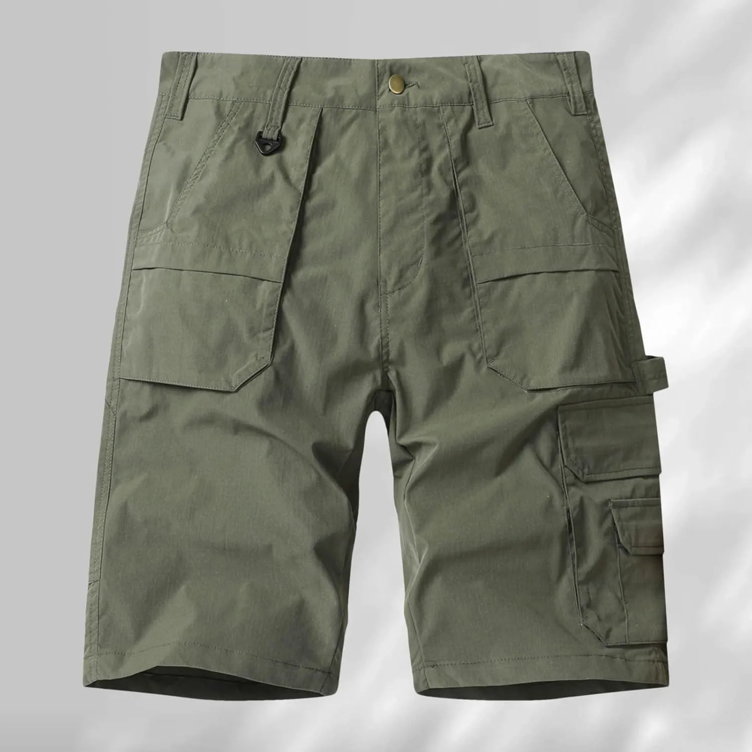 Men's Cargo Pants Workwear Outdoor Hiking Straight Leg Utility Trousers with Multiple Pockets for Casual Daily
