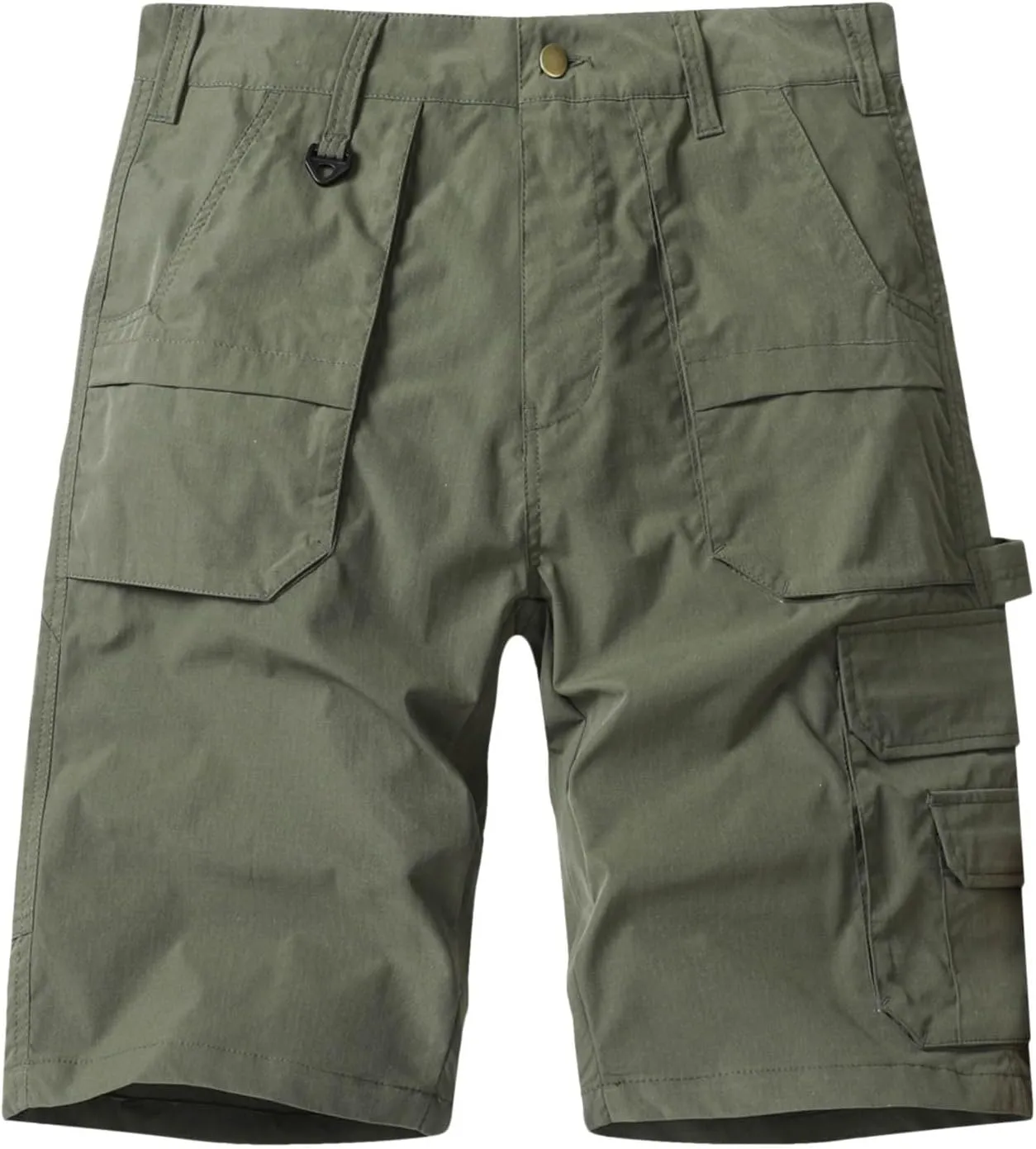 Men's Cargo Pants Workwear Outdoor Hiking Straight Leg Utility Trousers with Multiple Pockets for Casual Daily