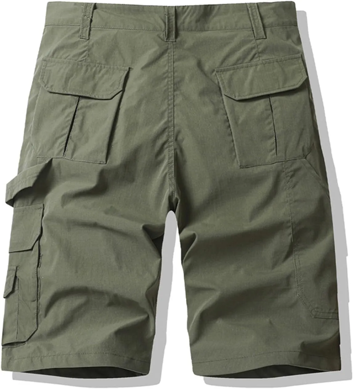 Men's Cargo Pants Workwear Outdoor Hiking Straight Leg Utility Trousers with Multiple Pockets for Casual Daily