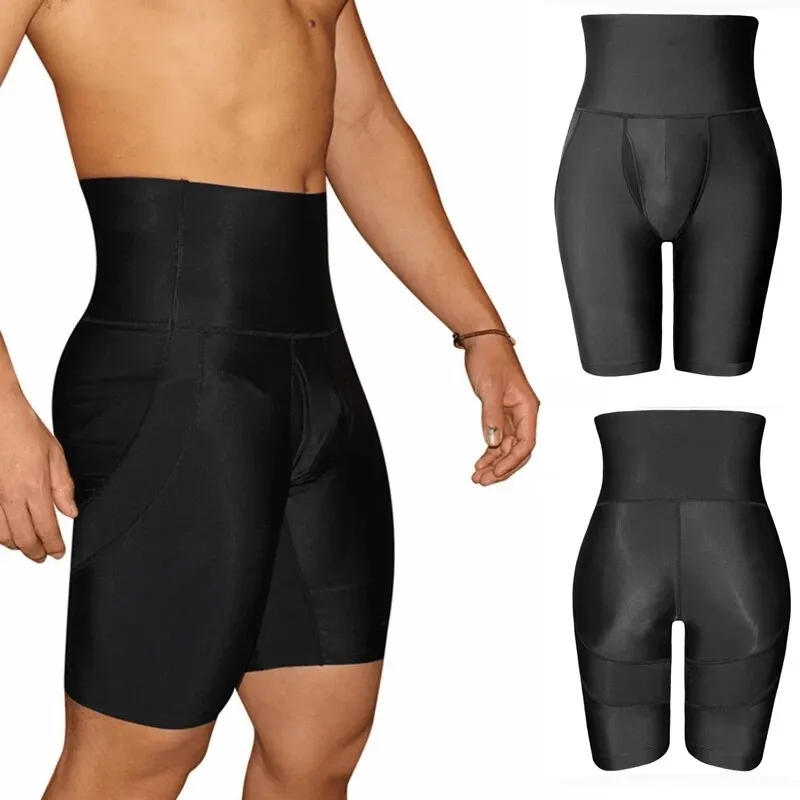 Men's High Waist Shaper Waist Trainer Short