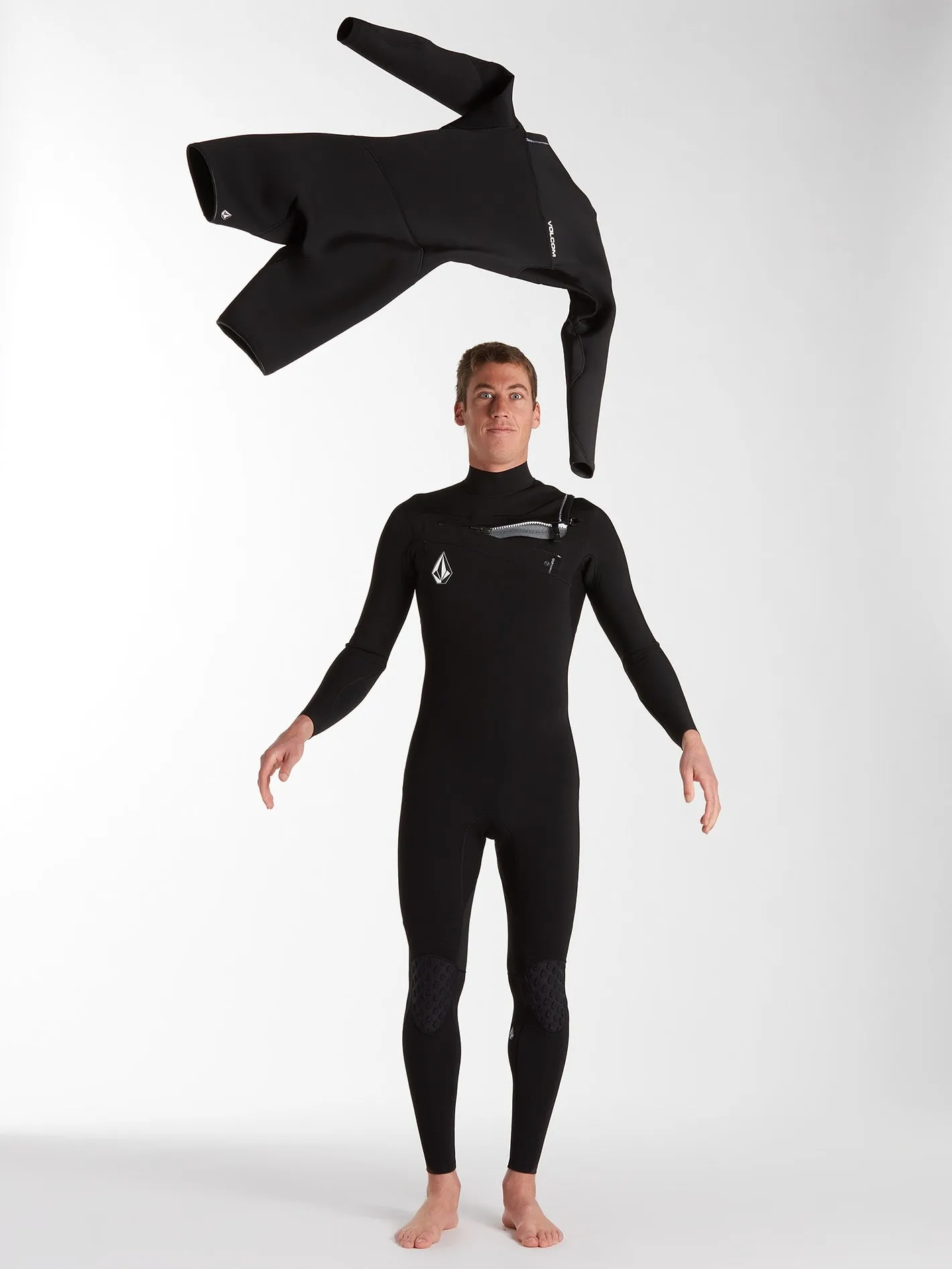 Mens Modulator 2/2mm Long Sleeve Fullsuit - Black