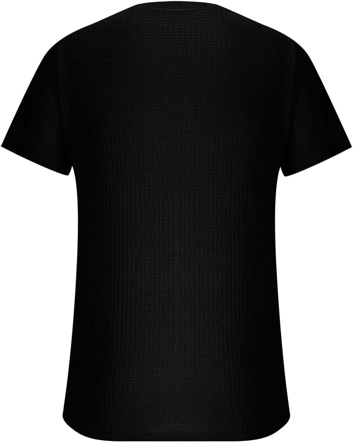 Mens Textured T-Shirts Lightweight Casual Knit Short Sleeve Crewneck Tops Summer Loose Fit Waffle Knit Pullover Tees