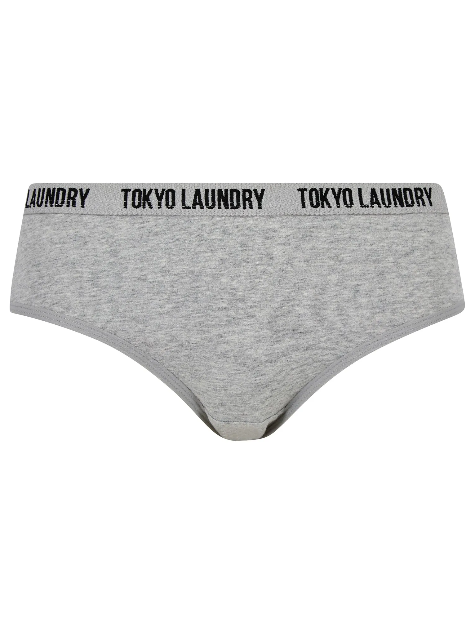 Molly (5 Pack) Cotton Assorted Briefs in Light Grey Marl / Thistle / Ash Rose / Maroon Banner / Majesty - Tokyo Laundry