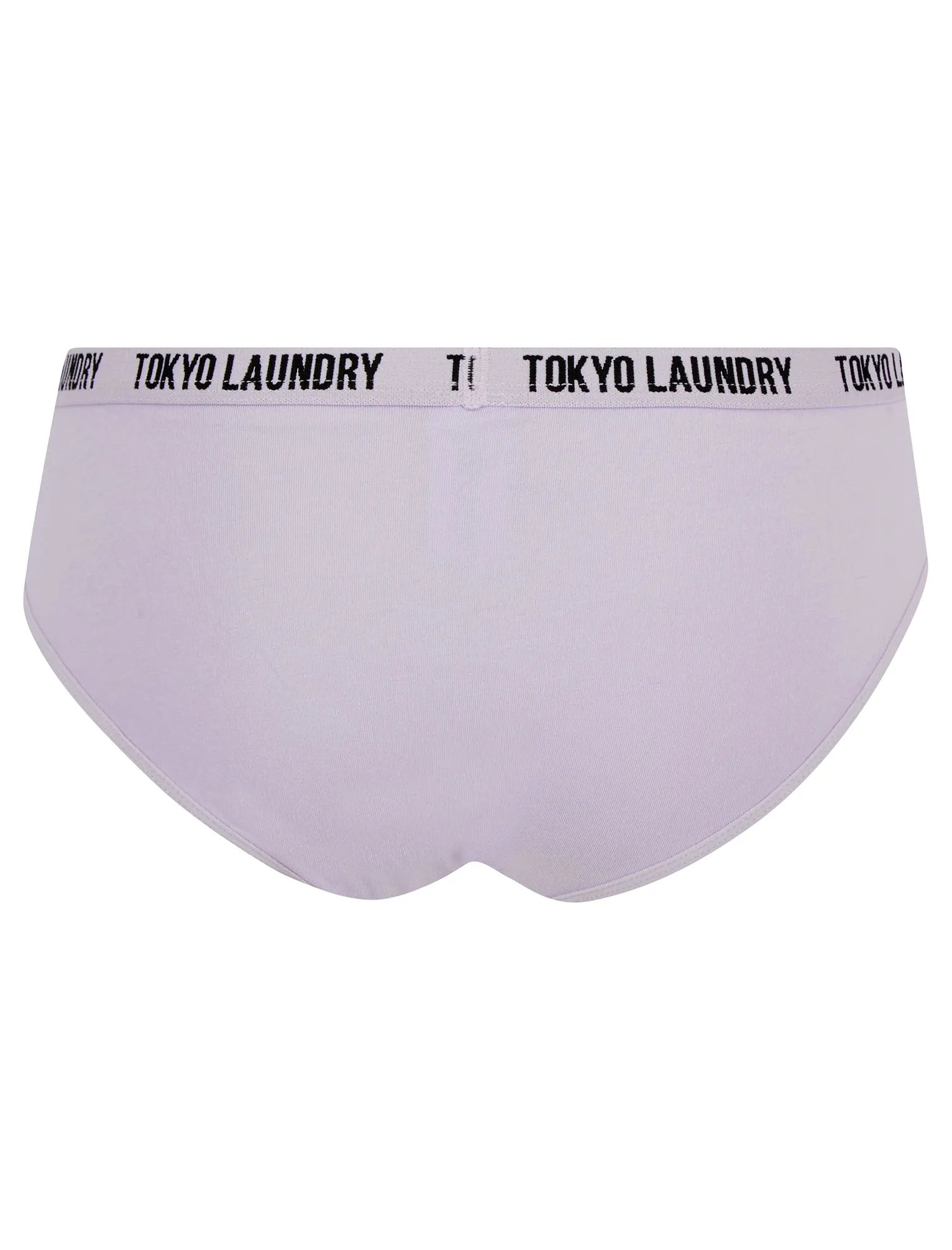 Molly (5 Pack) Cotton Assorted Briefs in Light Grey Marl / Thistle / Ash Rose / Maroon Banner / Majesty - Tokyo Laundry