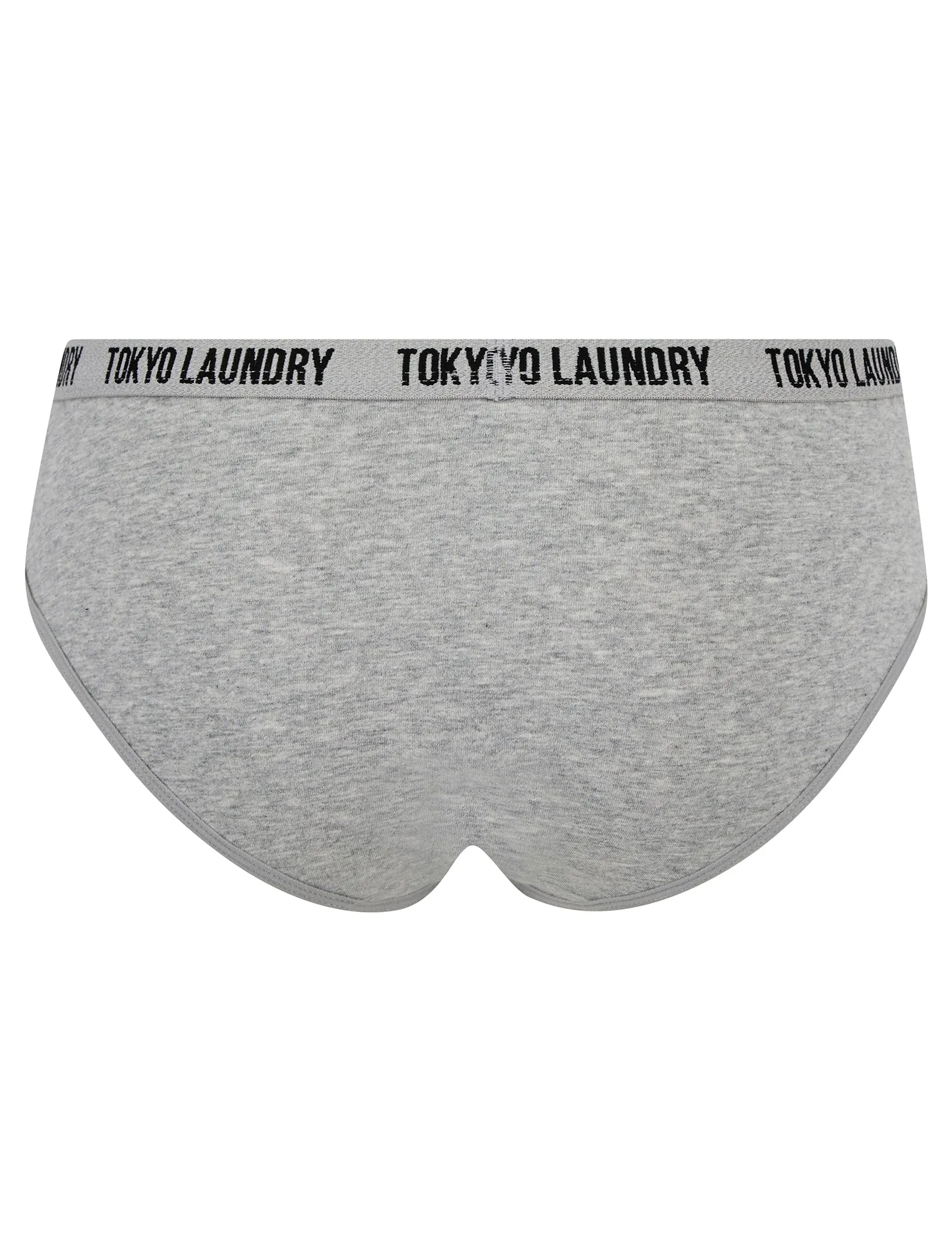 Molly (5 Pack) Cotton Assorted Briefs in Light Grey Marl / Thistle / Ash Rose / Maroon Banner / Majesty - Tokyo Laundry