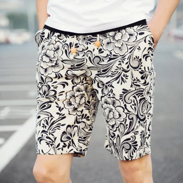 New Hawaiian Design Quick Dry Loose Board Shorts