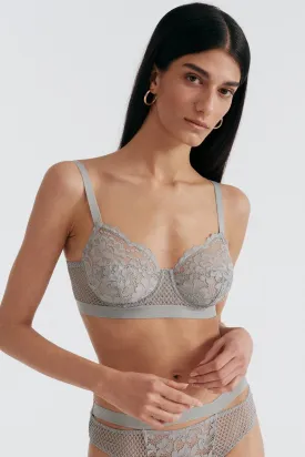 Petunia Full Cup Underwired Bra in Blue Mist, Size UK 32B
