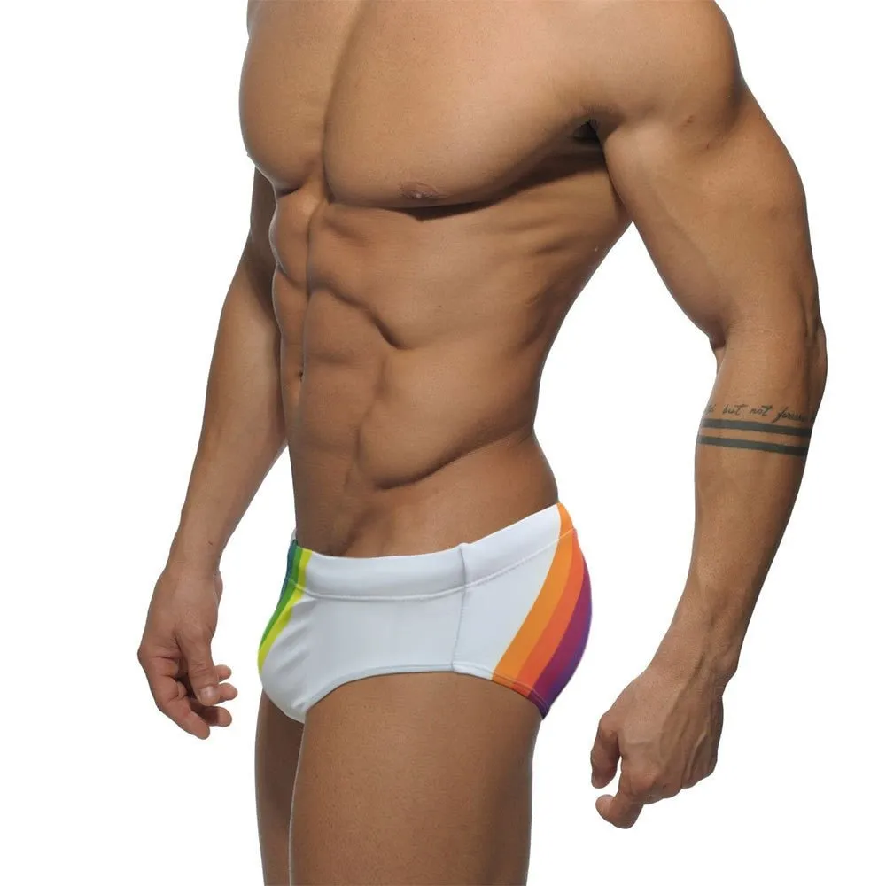 Rainbow Sailor Swim Briefs