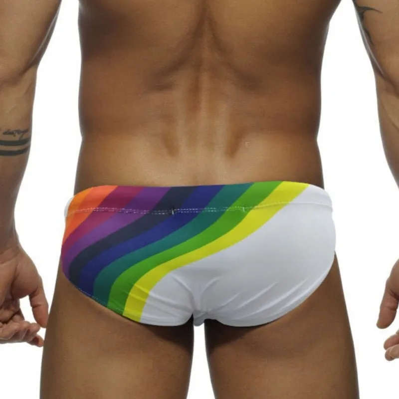 Rainbow Sailor Swim Briefs