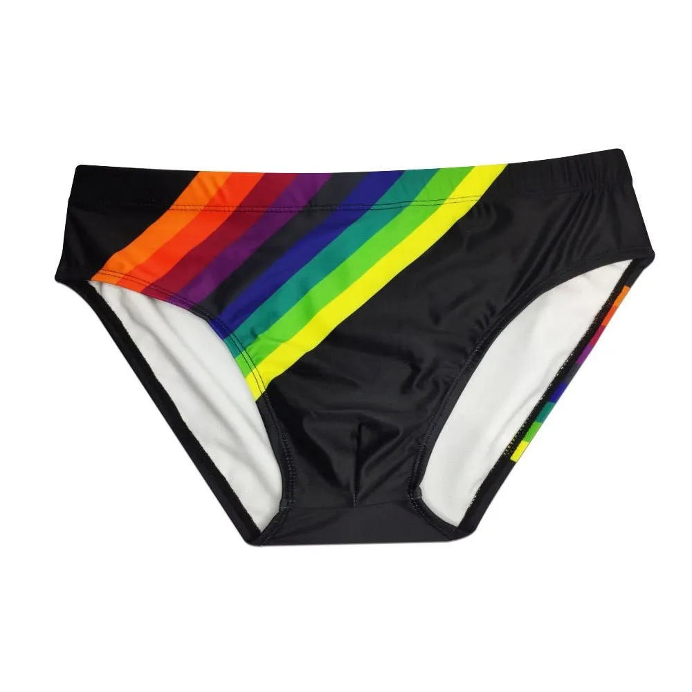 Rainbow Sailor Swim Briefs