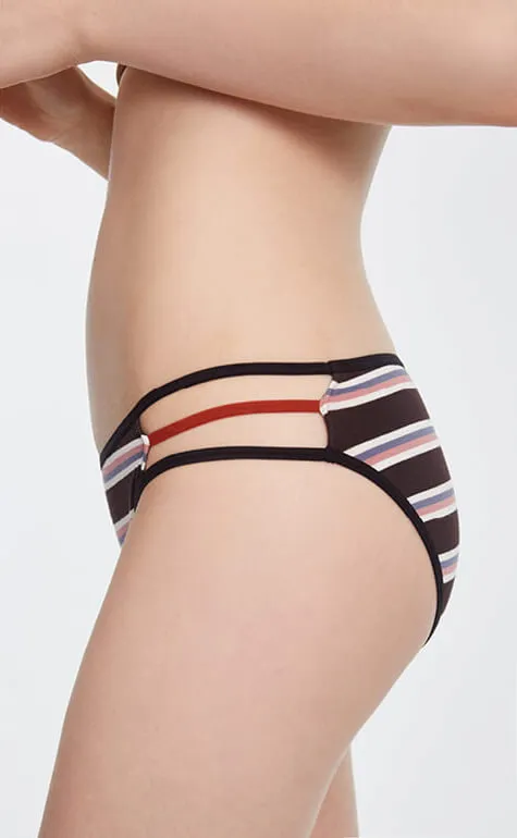Route 66 • Mid Rise Cotton Caged Side Hipster Panty