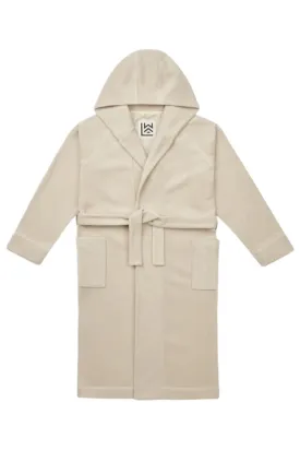 Saki Fleece Adult Bathrobe - Silver Lining