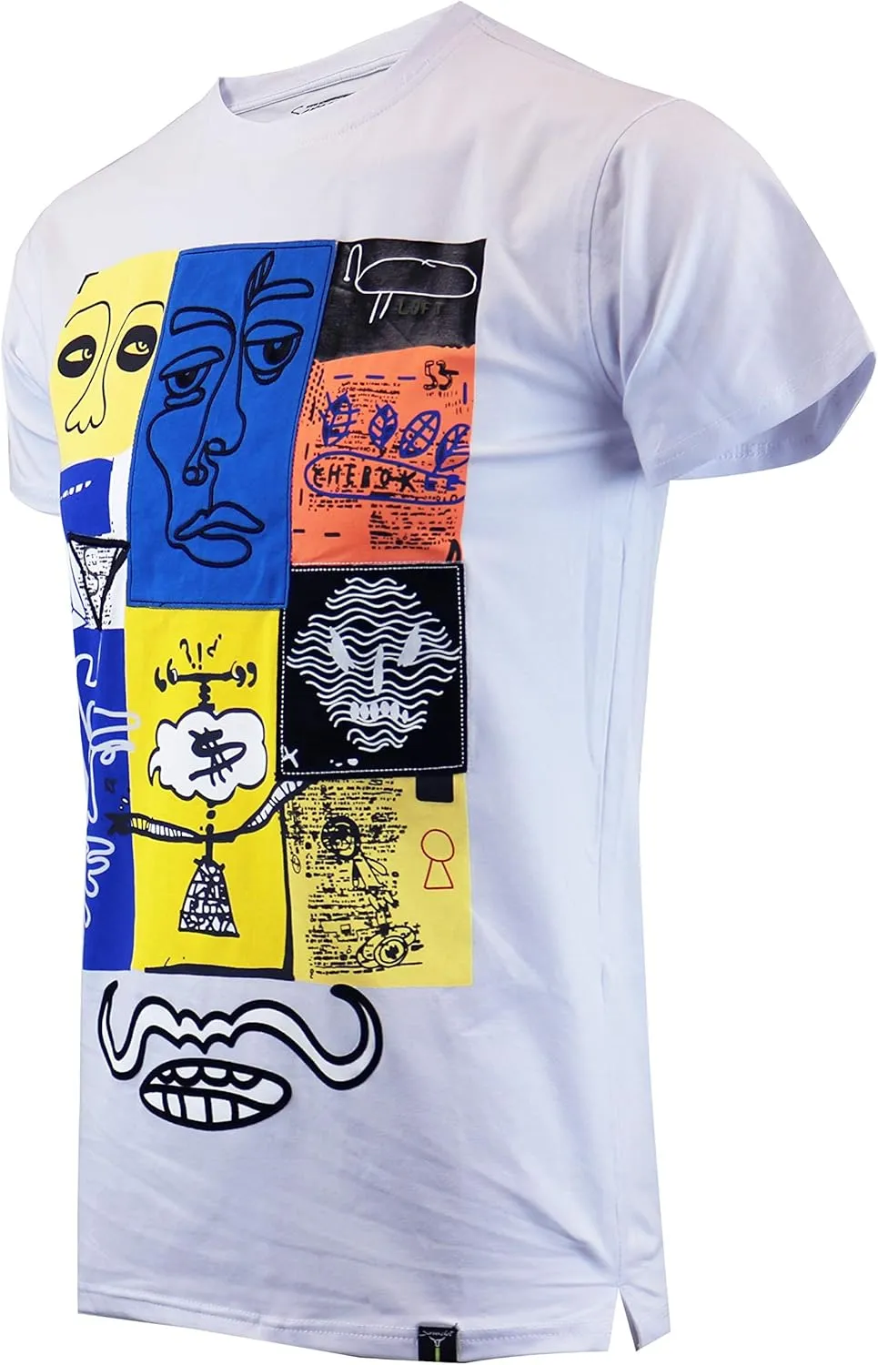 Screenshotbrand Mens Hipster Hip-Hop Premiun Tees - Stylish Longline Latest Fashion Print T-Shirts