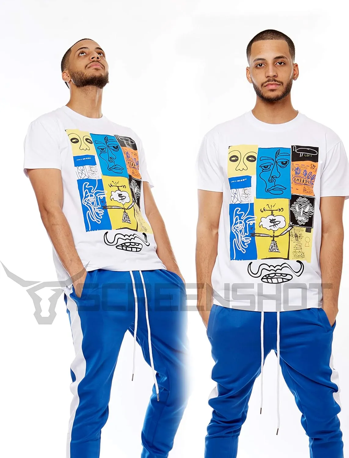 Screenshotbrand Mens Hipster Hip-Hop Premiun Tees - Stylish Longline Latest Fashion Print T-Shirts