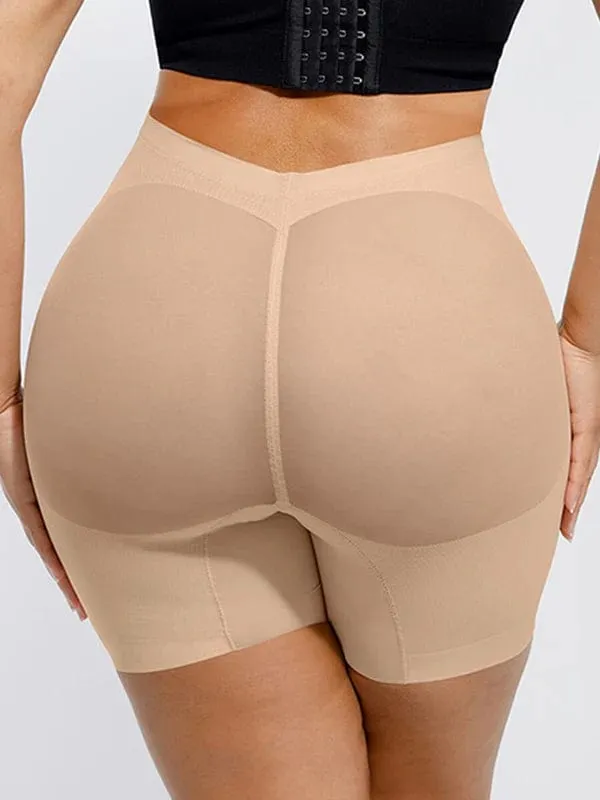 Seamless Low Back Mesh Tummy Control Shapewear Short
