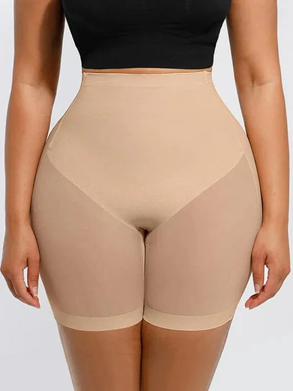 Seamless Low Back Mesh Tummy Control Shapewear Short