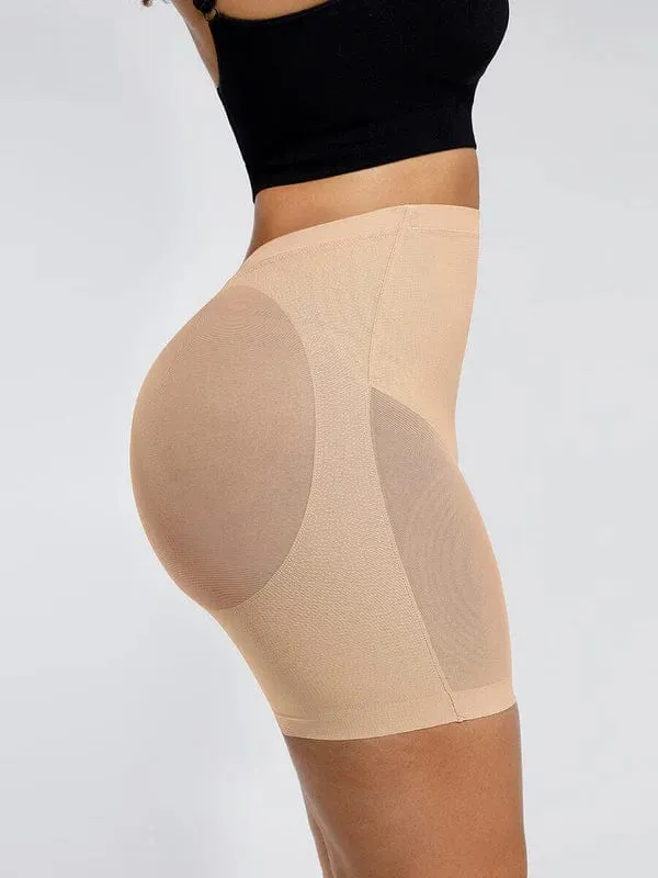 Seamless Low Back Mesh Tummy Control Shapewear Short
