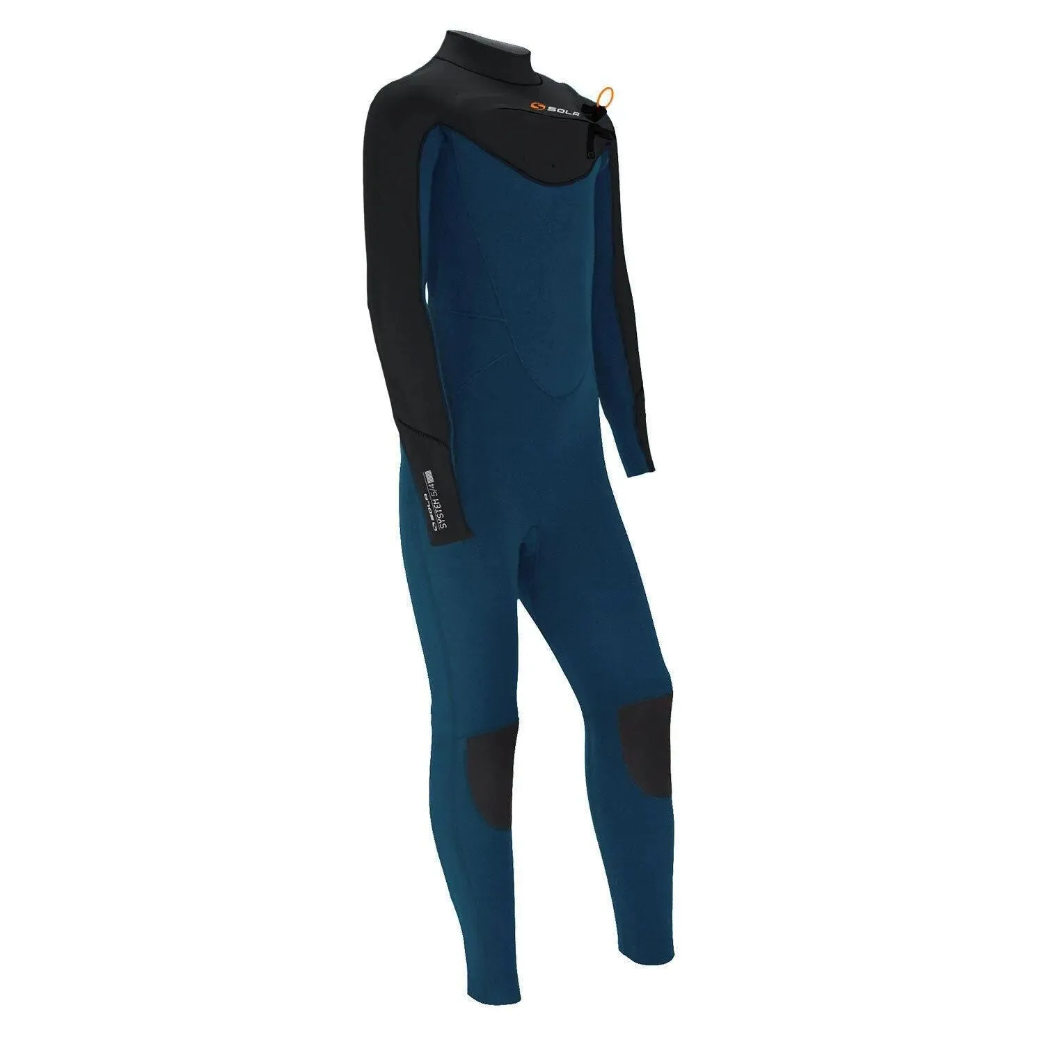 Sola Kids System 5/4mm Front Zip Wetsuit Blue Melange