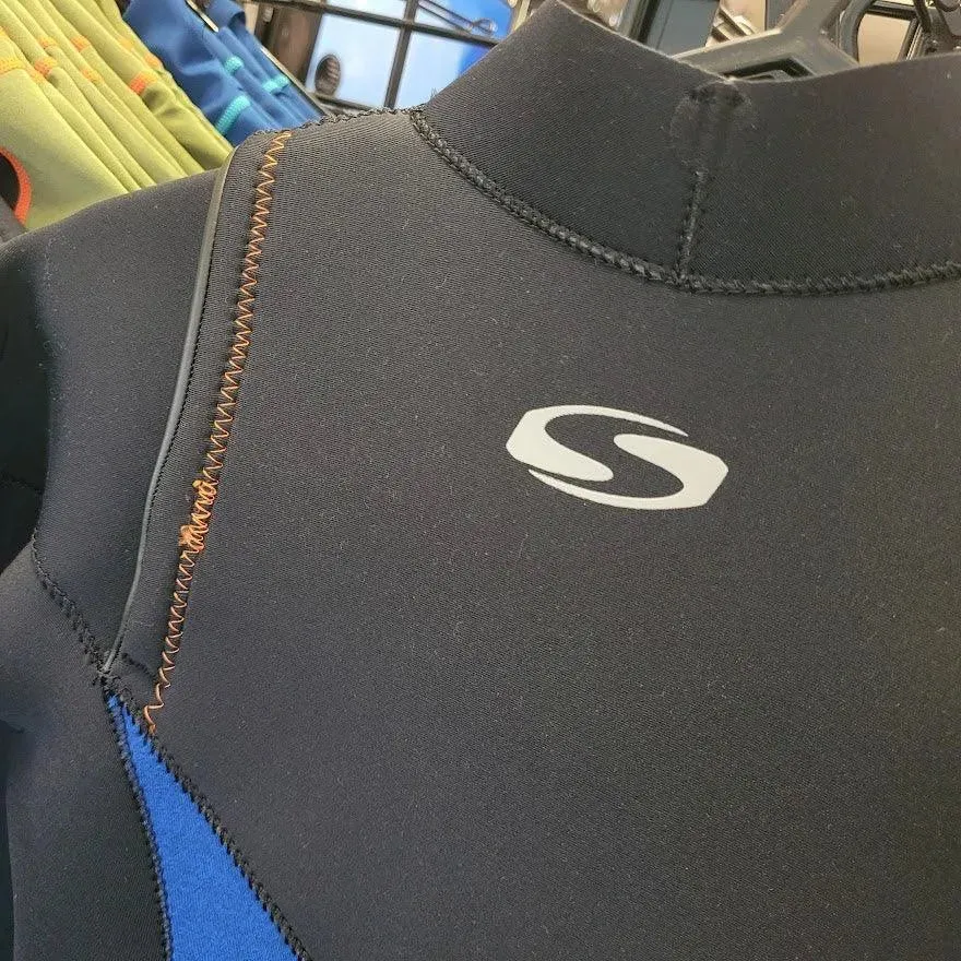 Sola Kids System 5/4mm Front Zip Wetsuit Blue Melange