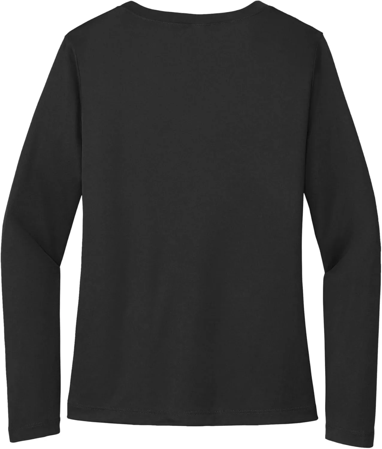 SPORT-TEK Women's Long Sleeve PosiCharge Competitor V-Neck Tee | Workout T-Shirt for Spring & Summer Fashion