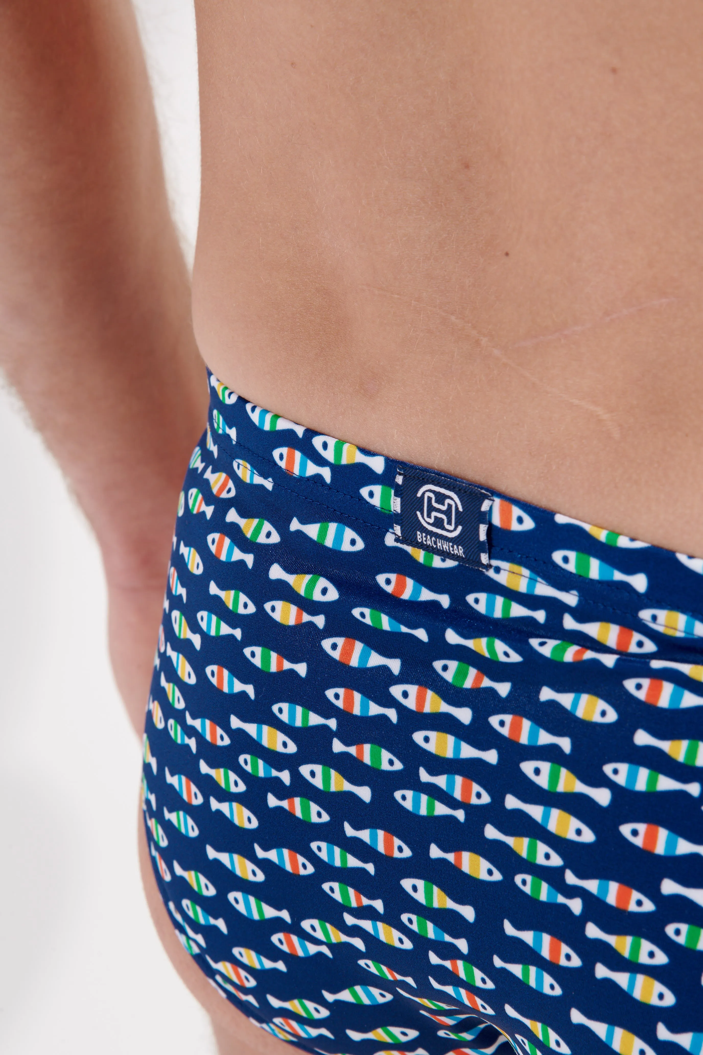 Trouville Swim Micro Briefs | Navy Print 402776-I0ra