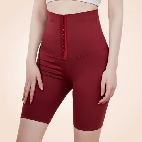 Tummy Control Work Out Gym Buckled Butt Lifter Shorts